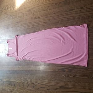 Sleeveless Bodycon Maxi Dress Pink